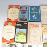 A collection of mid-20thC Maps, including Bacon's Motoring and Cycling Road Map of Central