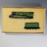 Trix Trains: "00" gauge 1180 4-6-2 Flying Scotsman locomotive with tender 4472 L.N.E.R. green,