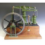 A superb model of a Stuart Turner Major Beam engine, the engine based on the design by Mr George