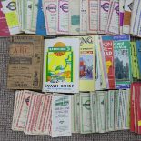 London Transport; a large collection of London Transport bus maps, dating from the 1960's,70's and