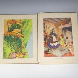 Enid Blyton story posters, illustrated by Raymond Sheppard and others, published by George Newnes,