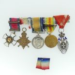 Colonel George Hamilton Gordon, C.M.G., D.S.O., a group of six medals, comprising Companion of the