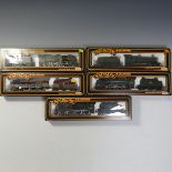 Mainline Railways: Five “00” gauge Locomotives with tenders, No.37-061 4-6-0 Jubilee Class 5XP