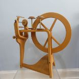 The Herring Wheel, a 20thC bentwood spinning wheel, purchased by the vendor from Frank Herring &