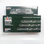 Kato: HO/’00’ gauge 37-6451EMD SD70MAC #8802 of the BNSF with nose headlight, boxed, and a Kato