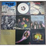 Vinyl Records; Deep Purple - A collection of mostly original LP's including 'Deep Purple in Rock',