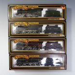 Mainline Railways: Four “00” gauge Locomotives with tenders, No.37047 4-6-0 ‘Jubilee’ Class