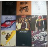 Vinyl Records; AC / DC - A collection of mostly original LP's, including 'Back in Black' K50735, '