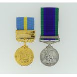 A Hong Kong 1841-1997 Service Medal, with Military Police 1979-1980 clasp, awarded to 476818 Capt.