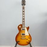 An Epiphone Les Paul Standard Pro Electric Guitar, Serial No. 13121511259, in original hard case,