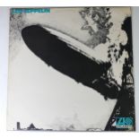 Vinyl Records; Led Zeppelin (I) LP, Original UK First Pressing 1969 on Atlantic (588171), plum