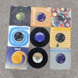Vinyl Records; A large Collection of 45rpm Singles, mixed genres, approx 1000+ (in four plastic