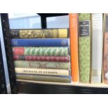 Folio Society; a quantity of assorted titles, including Defoe, Dickens, Short Stories, Poetry