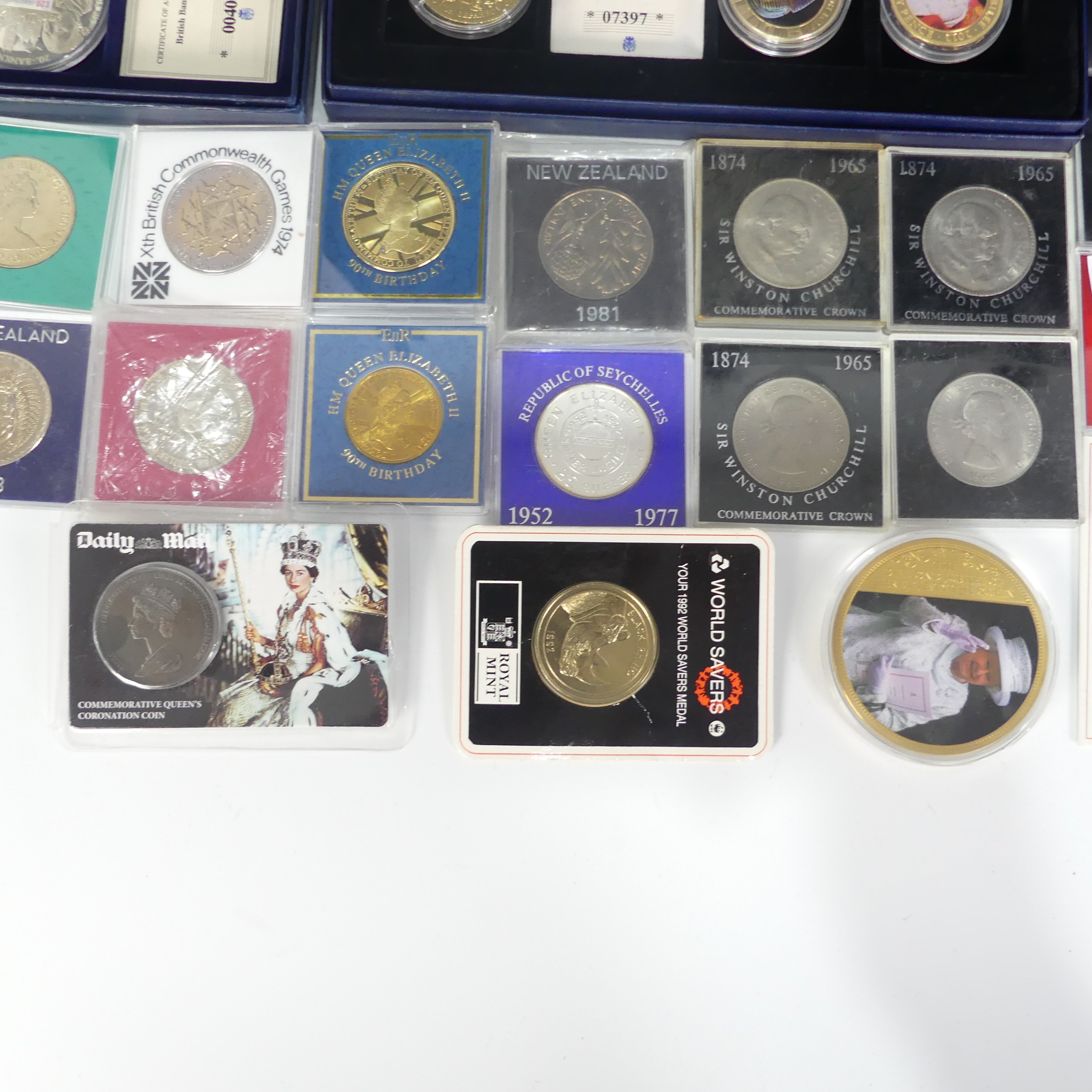 A quantity of Collector's Coins, some with certificates, some boxes, other crowns and a quantity - Image 7 of 7