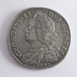 A George II 'LIMA' Half Crown, dated 1745. Provenance; The Jeffery William John Dodman Collection of