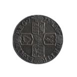 A Queen Anne Sixpence, dated 1711, v/f. Provenance; The Jeffery William John Dodman Collection of