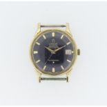 An Omega Constellation gold plated Wristwatch, 168.005, cal.561 movement no. 20952657, black dial