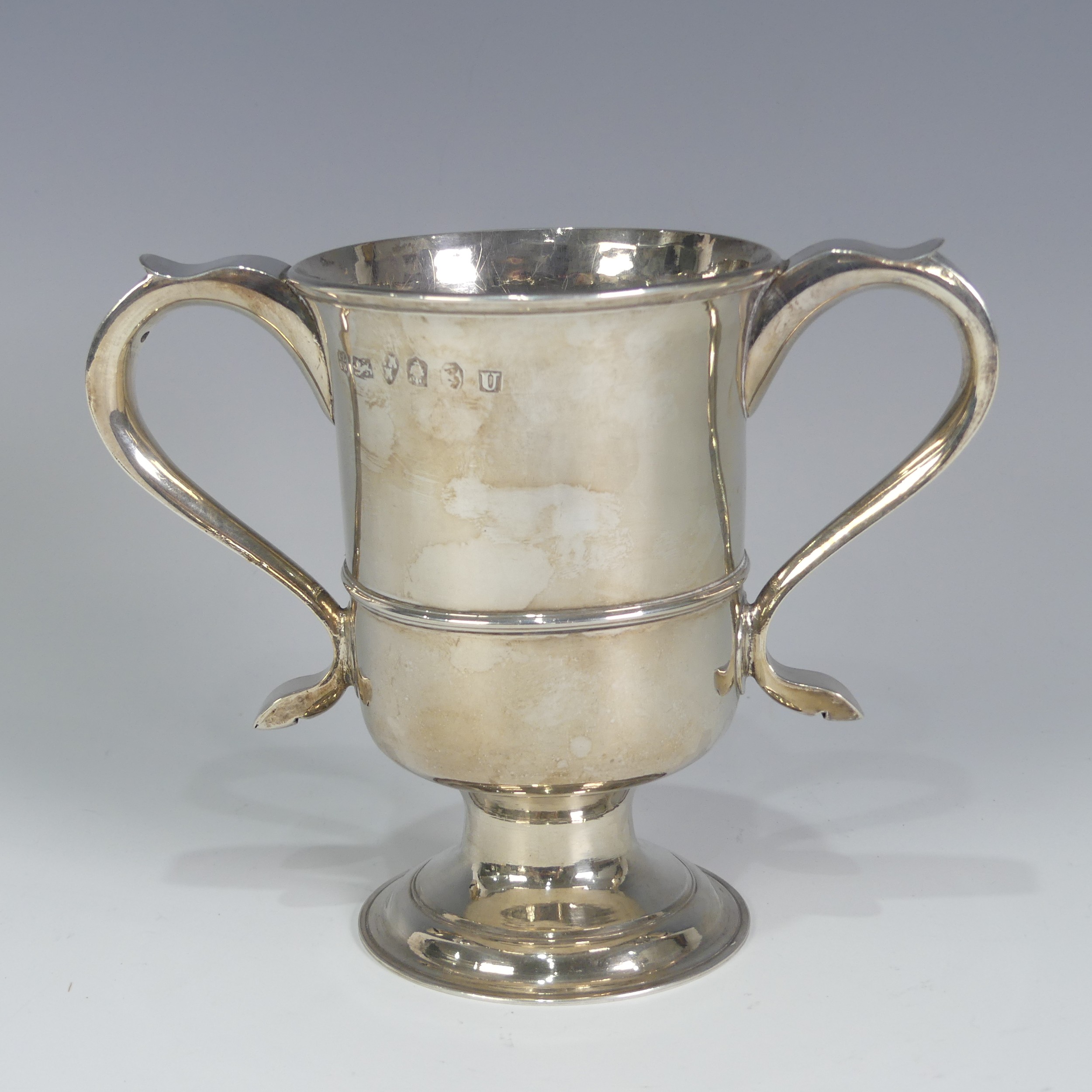 A George III silver Loving Cup, by John Langlands I & John Robertson I, hallmarked Newcastle, - Image 2 of 4