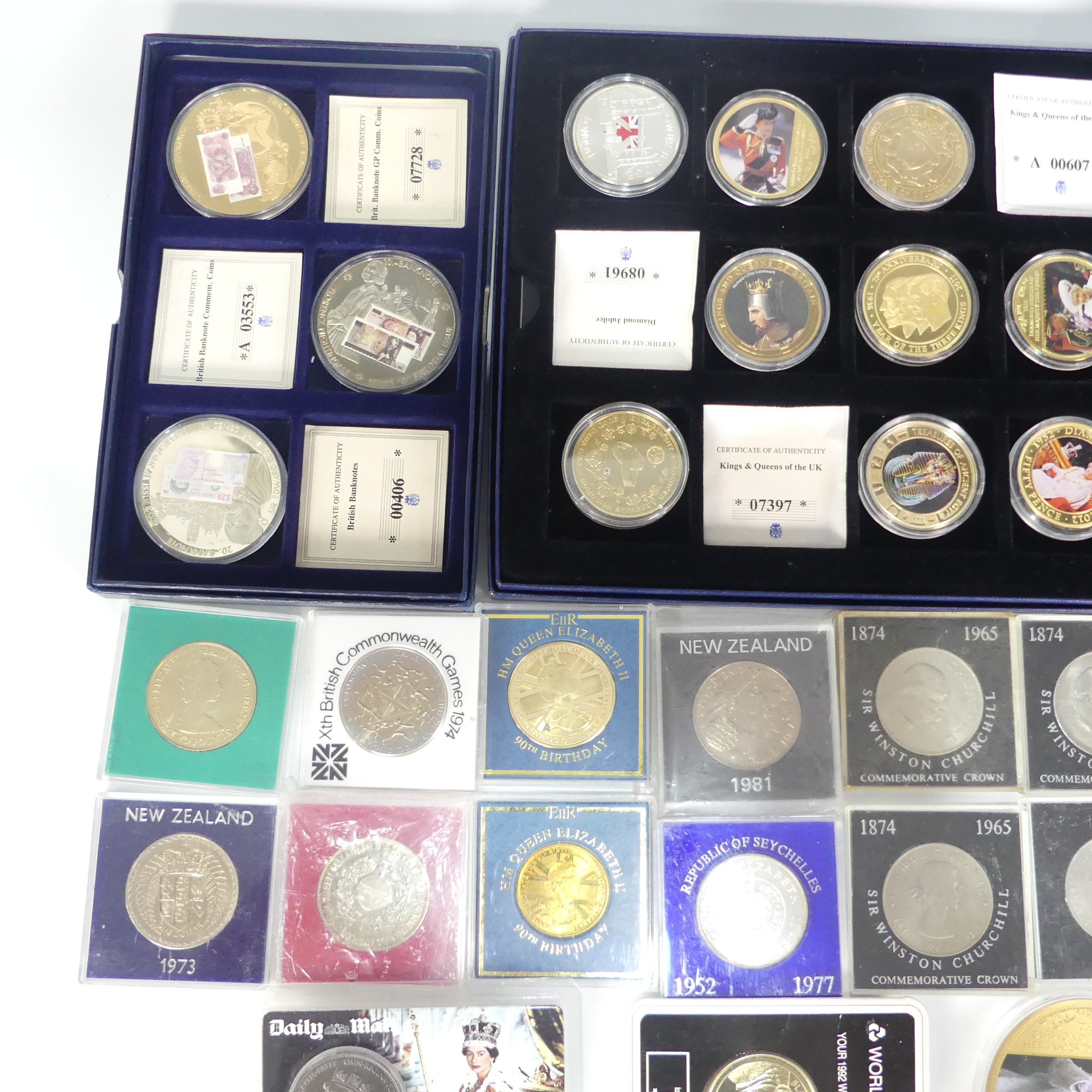 A quantity of Collector's Coins, some with certificates, some boxes, other crowns and a quantity - Image 6 of 7