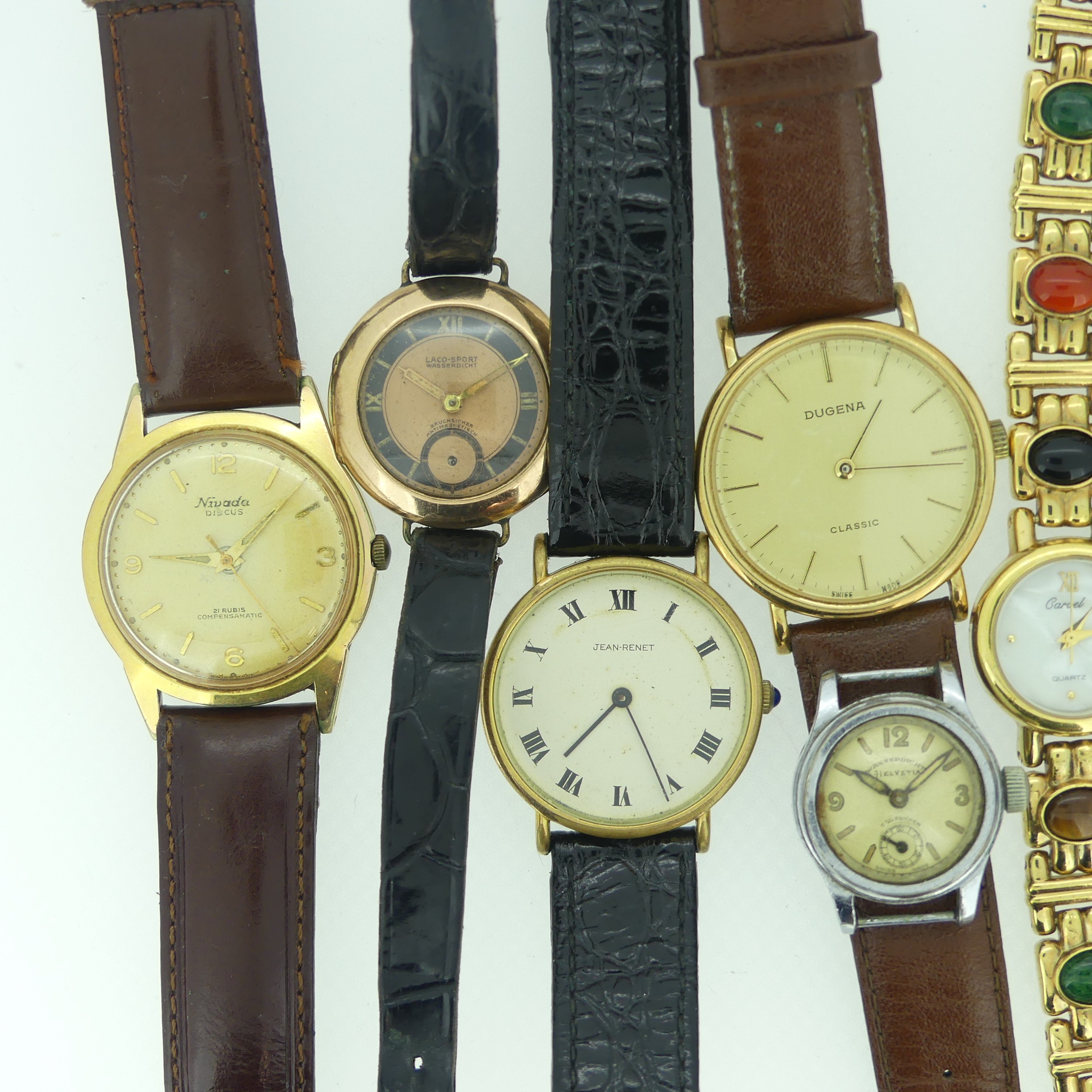 A quantity of Wristwatches, manual and quartz, including 9ct gold Laco-Sport, lacks second hand, - Image 2 of 3