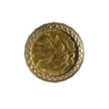 An Elizabeth II Isle of Man Half Sovereign, produced by the Pobjoy Mint, dated, 1974, in 9ct gold
