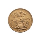 An Edwardian gold Sovereingn, dated 1906, Perth mint mark.