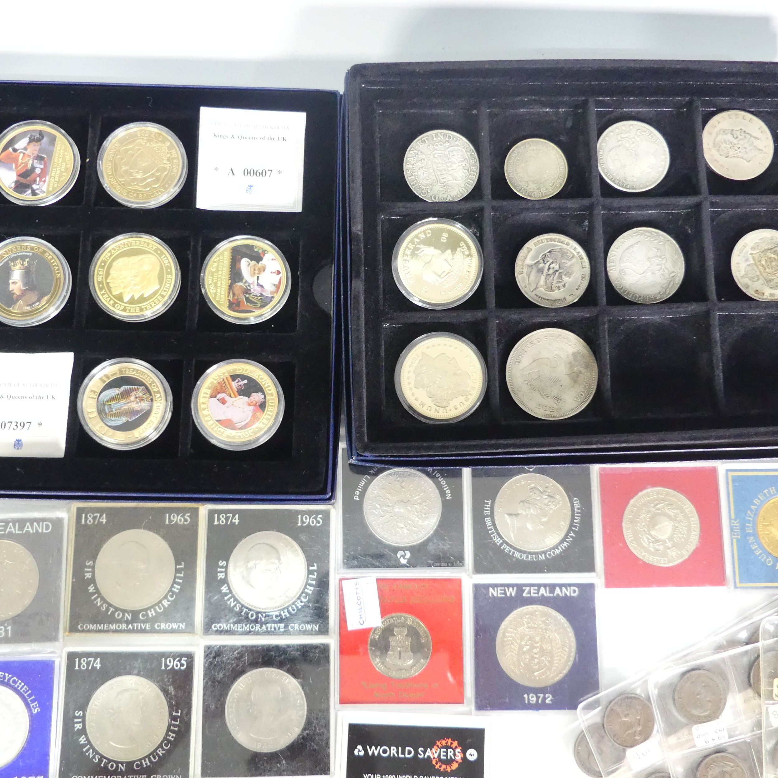 A quantity of Collector's Coins, some with certificates, some boxes, other crowns and a quantity - Image 4 of 7