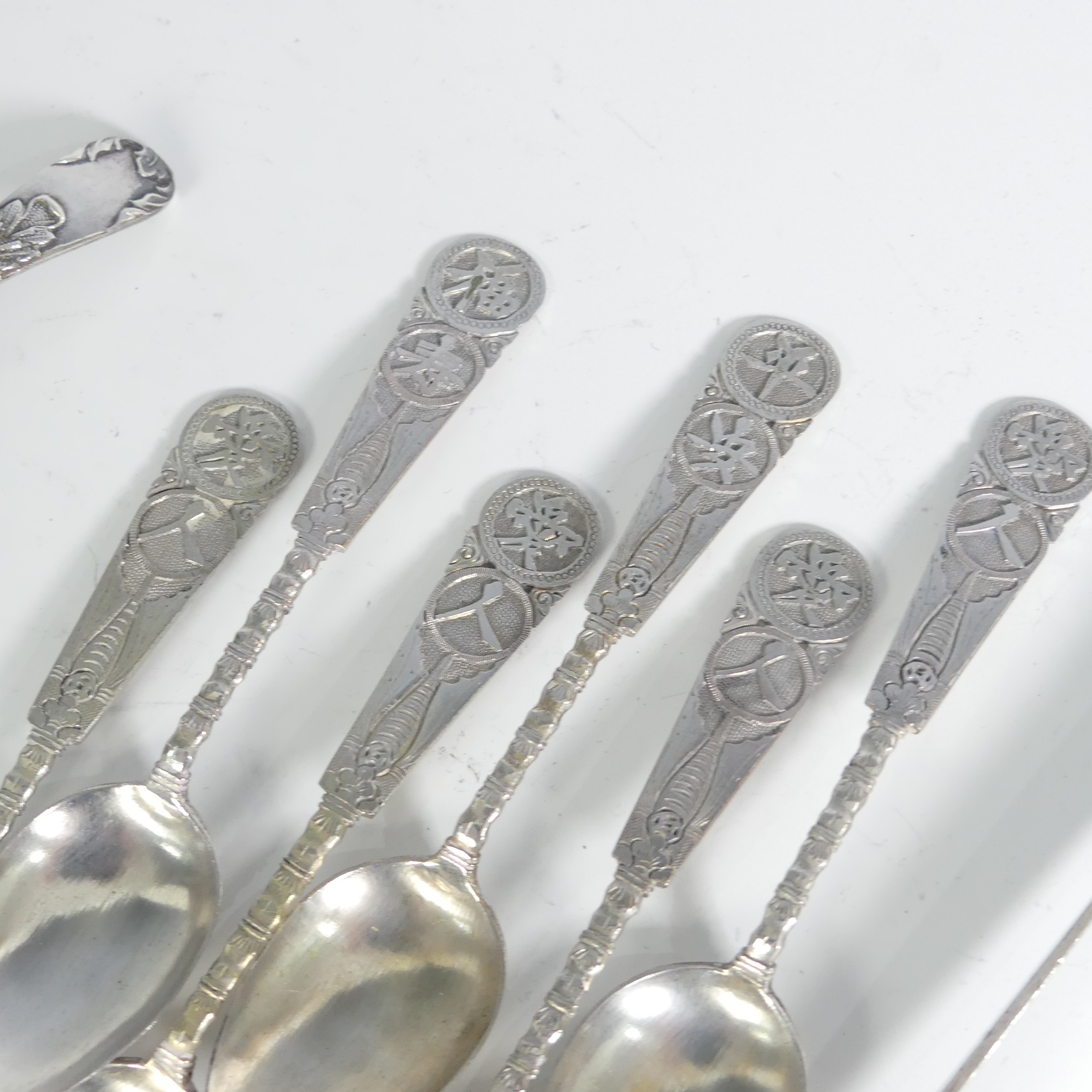 A pair of George III silver Sugar Nips, by Solomon Hougham, hallmarked London 1794, with bright - Image 3 of 7