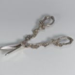 A pair of Elizabeth II silver Grape Scissors, by Charles S Green & Co Ltd., hallmarked Birmingham
