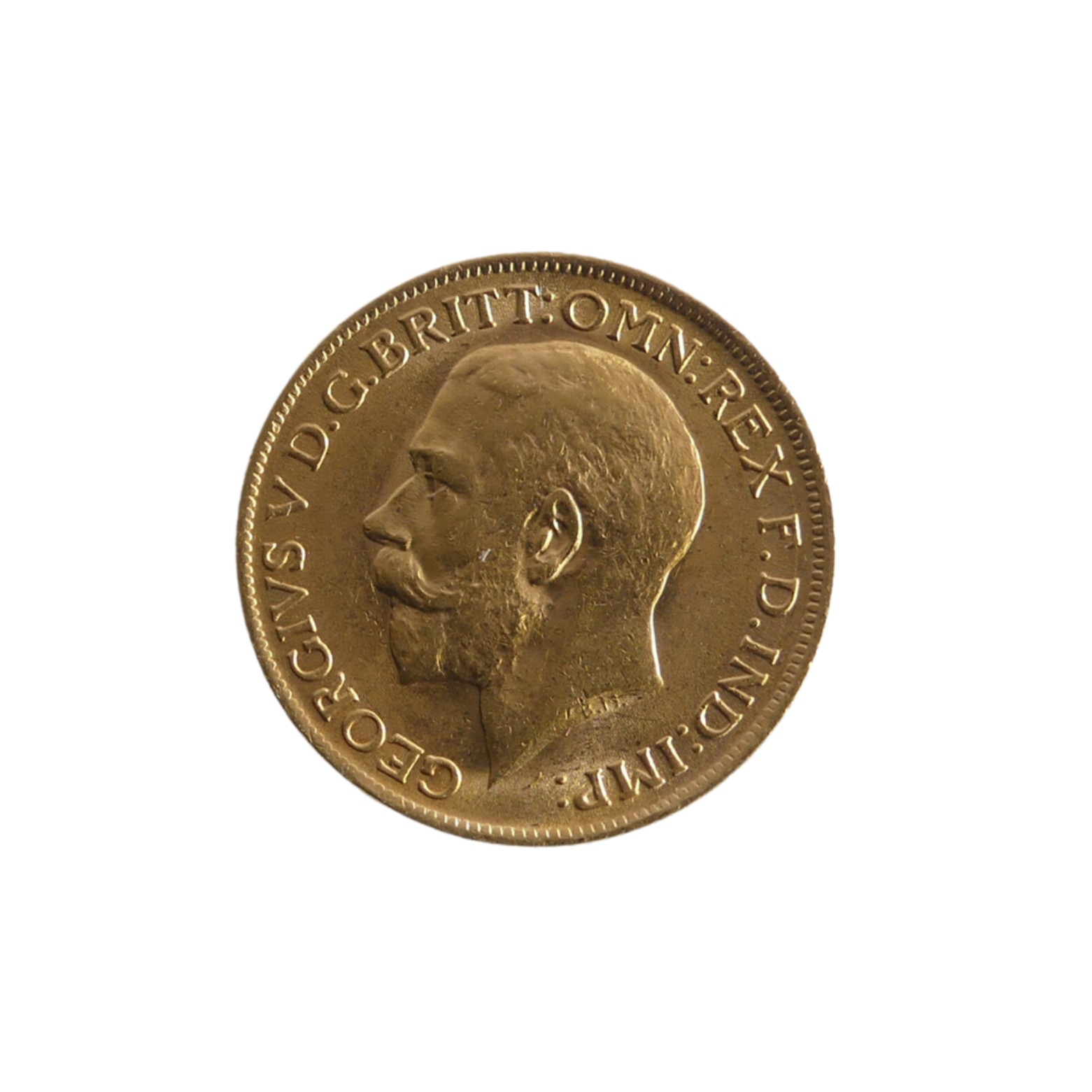 A George V gold Sovereign, dated 1913. Provenance; The Jeffery William John Dodman Collection of