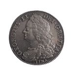 A George II ‘LIMA’ Half Crown, dated 1745. Provenance; The Jeffery William John Dodman Collection of