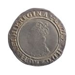 An Elizabeth I Shilling, circa1560, cross-crosslet, weakly struck, about v/f. Provenance; The