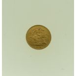 A George V gold Half Sovereign, dated 1914.