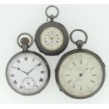 A Victorian silver 'Marine Decimal Chronograph' Pocket Watch, the dial numbered 89659, the case back