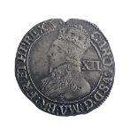 A Charles I Shilling, Tower Mint, good fine. Provenance; The Jeffery William John Dodman