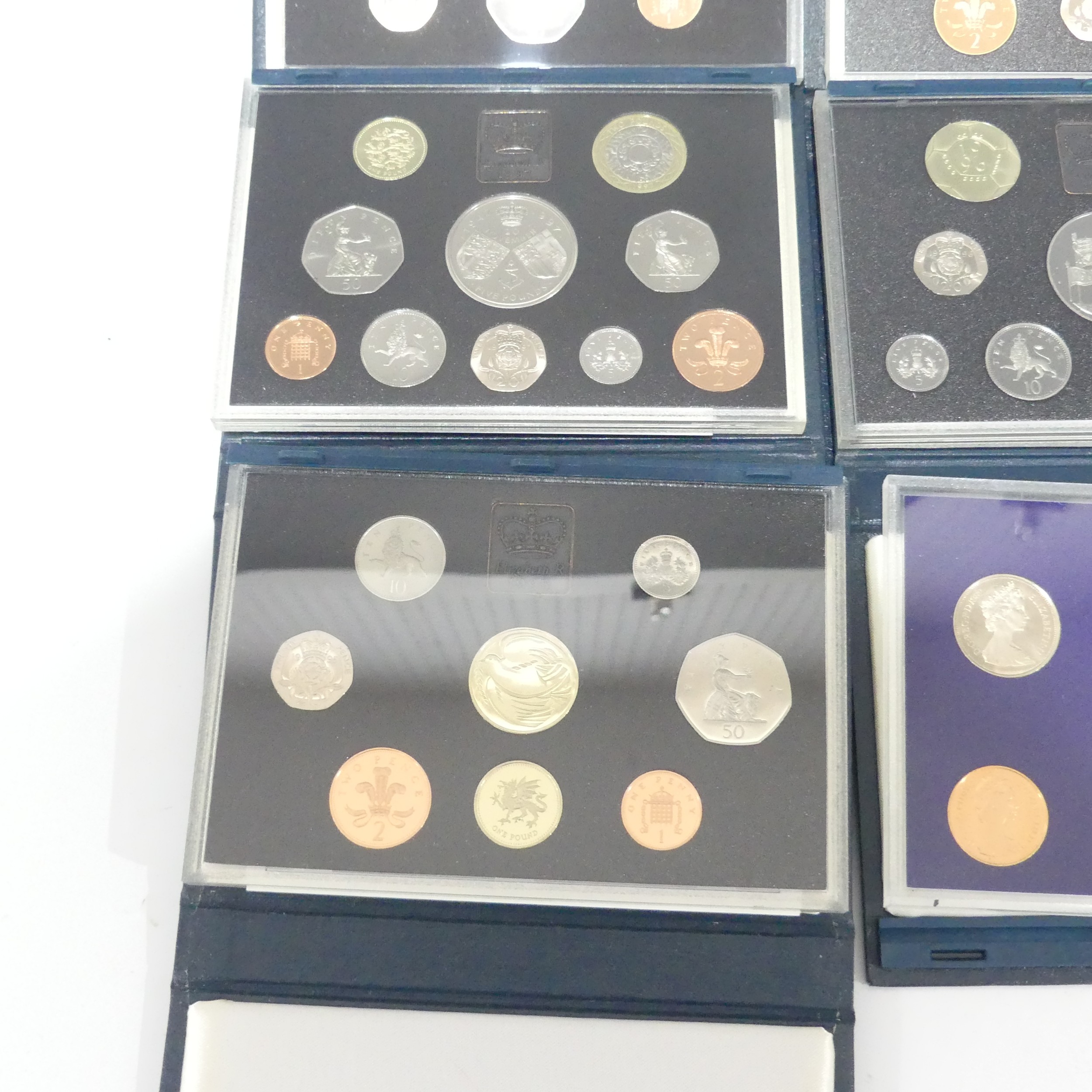 Royal Mint United Kingdom Proof Coin Sets; 1983, 1990, 1995, 1996, 1997, 2006, 2008 etc., (a lot) - Image 6 of 8