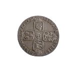 A George II Sixpence, dated 1757, e/f. Provenance; The Jeffery William John Dodman Collection of