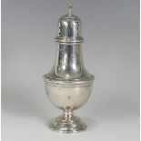 A George V silver Sugar Caster, by Joseph Gloster Ltd., hallmarked Birmingham, 1923, of