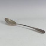 A William IV silver Basting Spoon, by Jonathan Hayne, hallmarked London, 1834, Old English