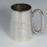 A George V silver Mug, by William Neale & Son Ltd., hallmarked Birmingham 1928, of plain conical