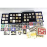 A quantity of Collector's Coins, some with certificates, some boxes, other crowns and a quantity