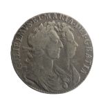 A William and Mary Half Crown, dated 1689, and a George III Half Crown, dated 1818 (2) Provenance;