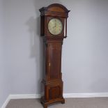 William Davison, Eccleshall, an oak 8-day longcase clock with two-weight movement striking on a