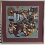 Colin Carr (1929-2002), three watercolours, all town centre subjects including, 'The Bull Ring,