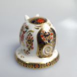 A small quantity of Royal Crown Derby Paperweights, to comprise Derby Wren, silver stopper, boxed,