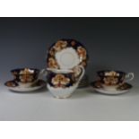 A Royal Albert 'Heirloom' pattern part Tea Set, comprising Tea Cups and Saucers, decorated in the