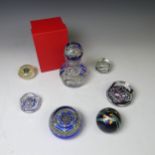 A small quantity of good quality Paperweights, to comprise three Perthshire examples, an Orient
