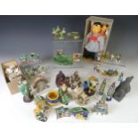 A quantity of miniature Chinese Figures and Buildings, comprising bridges, pagodas, animals,