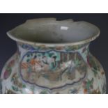 A large quantity of damaged Chinese and Japanese porcelain, comprising Vases, miniature Kutani Tea