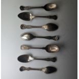 A Victorian silver Dessert Spoon, by Chawner & Co., hallmarked London, 1846, Victoria pattern,